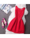 Červené šaty Adeline