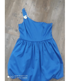 Modré šaty so srdiečkom